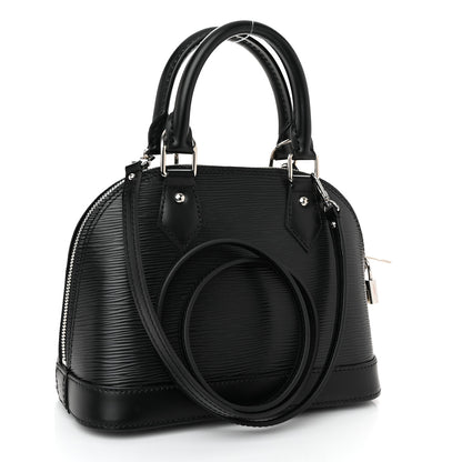 Louis Vuitton Epi Alma BB Black 3 of 9