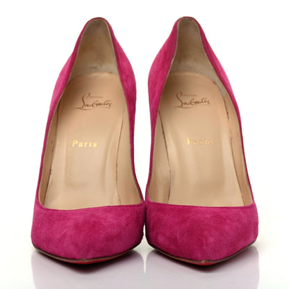 Christian Louboutin Veau Velours Pigalle Follies 120 Pumps 41 Rosa 2 of 8