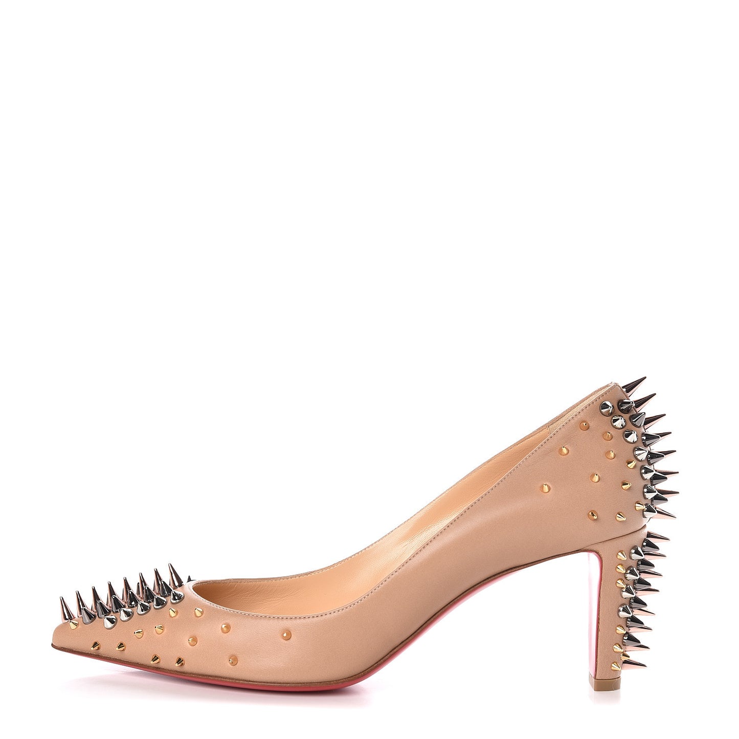 Nappa Goldopump 70 Pumps 39.5 Nude Multimetal