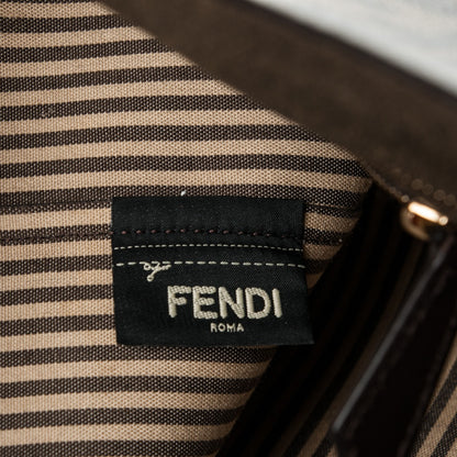 Fendi Zucca Spalmati Medium Roll Tote Tobacco Moro 7 of 8