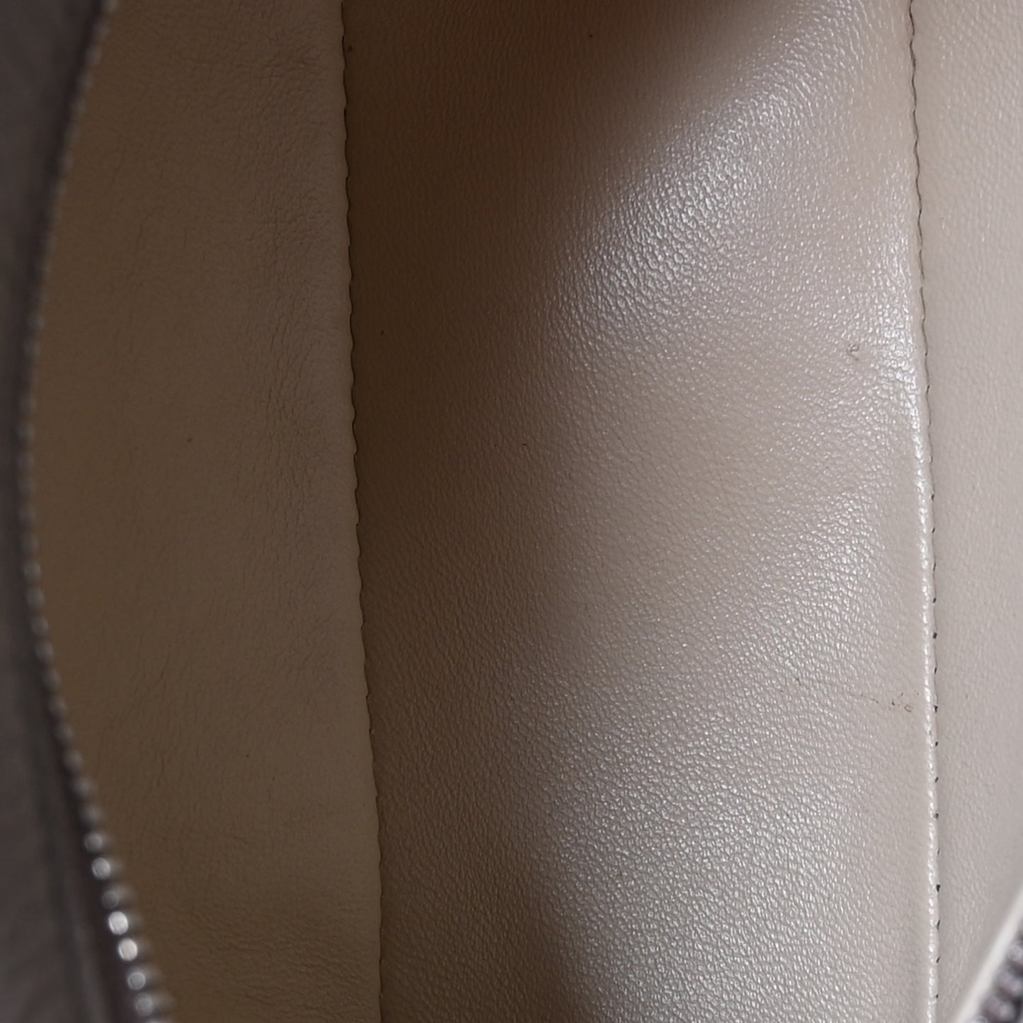 Grained Calfskin L19 Extra Pocket Pouch Warm Mastic