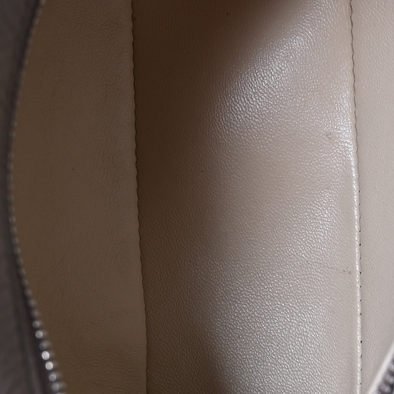 Loro Piana Grained Calfskin L19 Extra Pocket Pouch Warm Mastic 5 of 11
