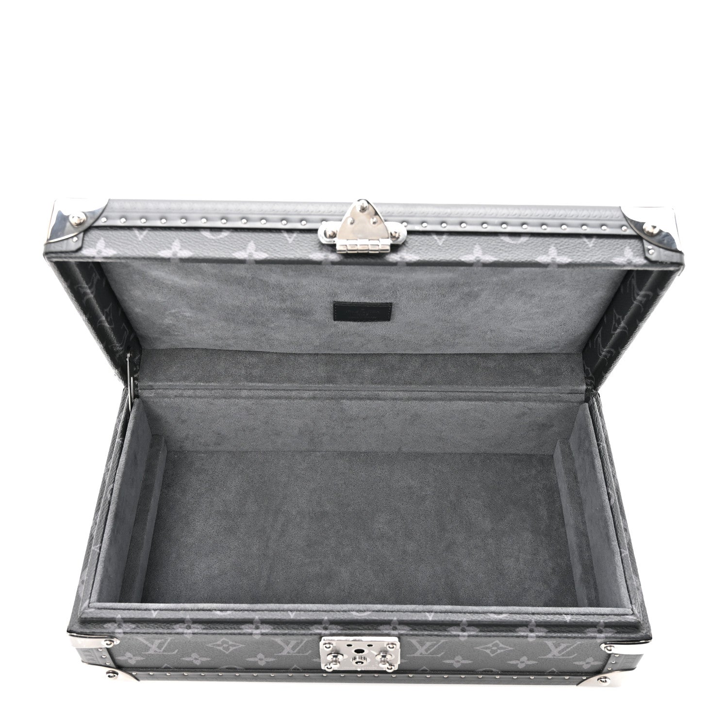 Louis Vuitton Monogram Eclipse Coffret 8 Watch Case Black 1809418