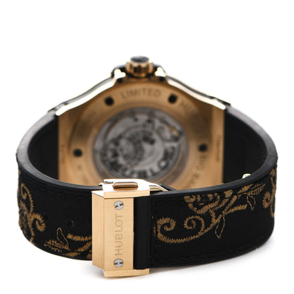 Hublot 18K Yellow Gold Diamond Pave 41mm Big Bang "Broderie" Limited Edition Automatic Watch 343.VX.6580.NR.0804 3 of 4