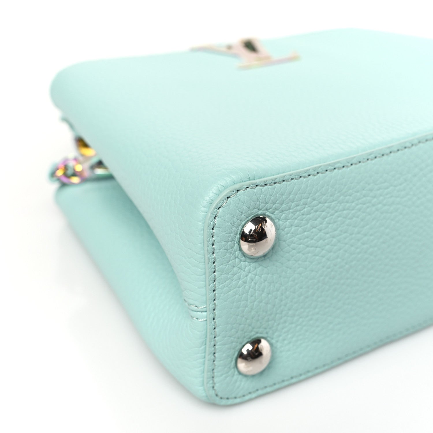 Louis Vuitton Taurillon Capucines BB Iridescent Topaz 7 of 8