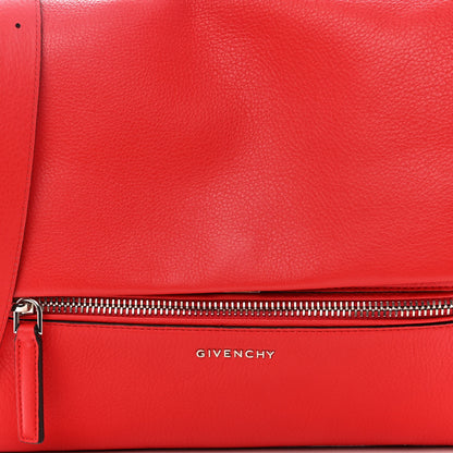 Givenchy Waxy Grained Calfskin Mini Pandora Pure Flap Bag Medium Red 7 of 9