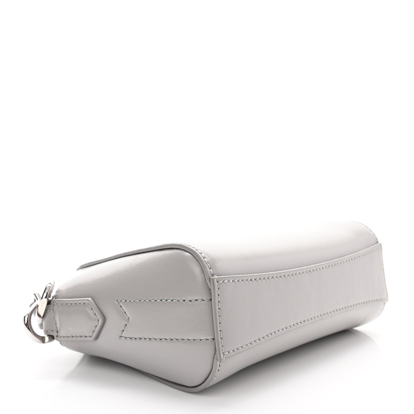 Sugar Goatskin Nano Antigona Pearl Grey