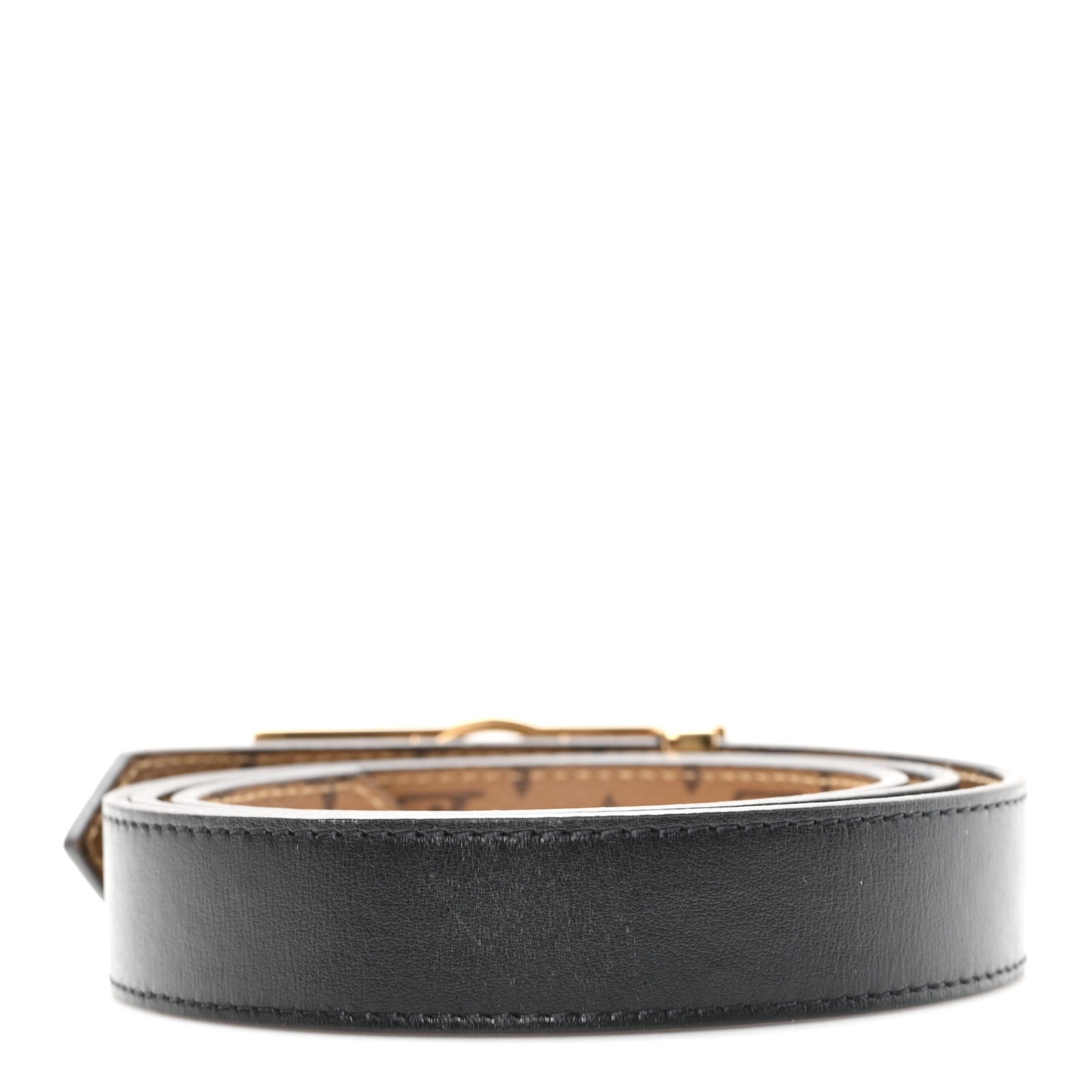 Monogram 25mm Dauphine Reversible Belt 85 34 Tan