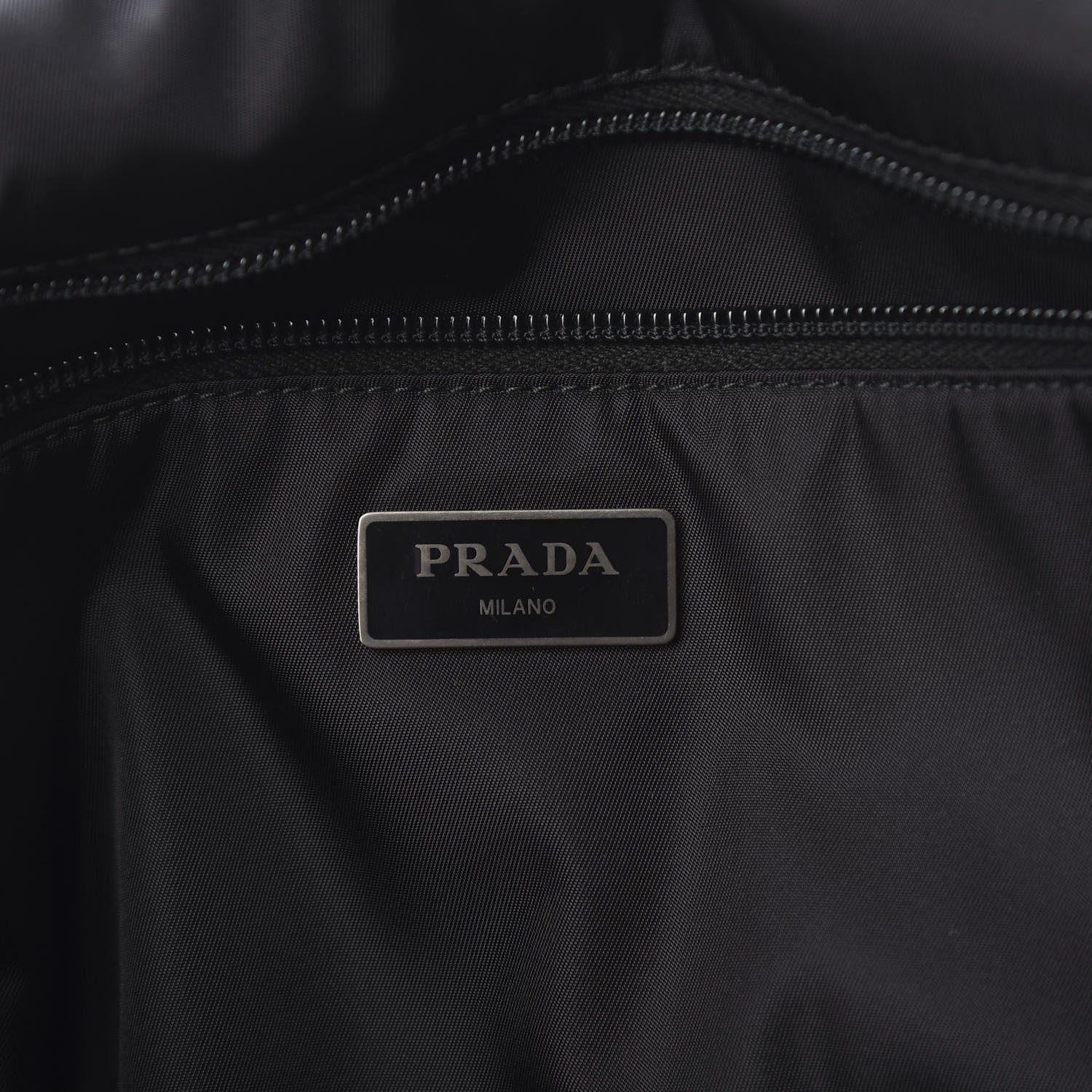 Prada Tessuto Nylon Soft Calf Messenger Royal Black 6 of 11