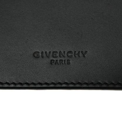 Givenchy Textured Coated Canvas Monkey Brother Print Folding Card Holder Black 6 of 9
