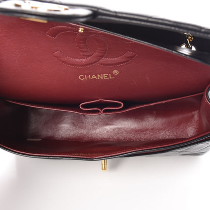 Chanel Lambskin Quilted Medium Double Flap Black 5 of 13