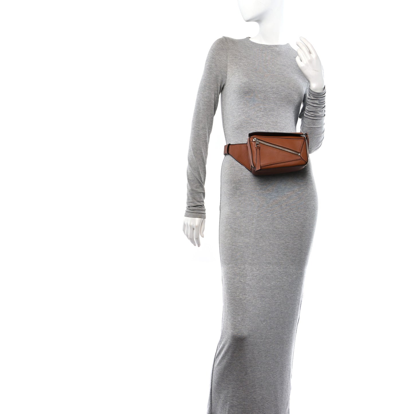 Calfskin Mini Puzzle Bumbag Tan