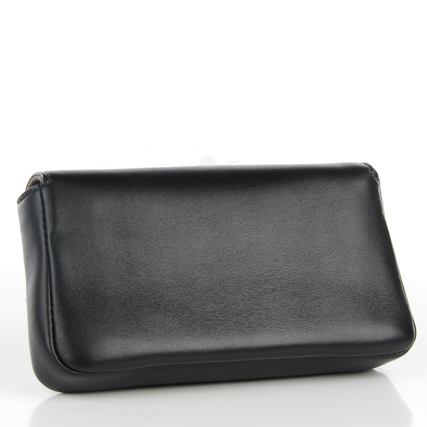 Nappa Rabbit Fox Fur Micro Buggie Baguette Black