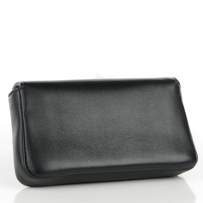 Fendi Nappa Rabbit Fox Fur Micro Buggie Baguette Black 3 of 9