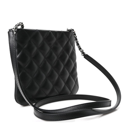 Chanel Lambskin Quilted Uniform Crossbody Bag Black 3 of 11