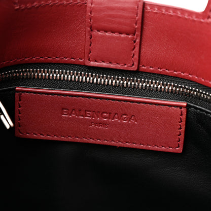 Balenciaga Calfskin Maillon Large Shopping Tote Rouge Bordeaux 5 of 10