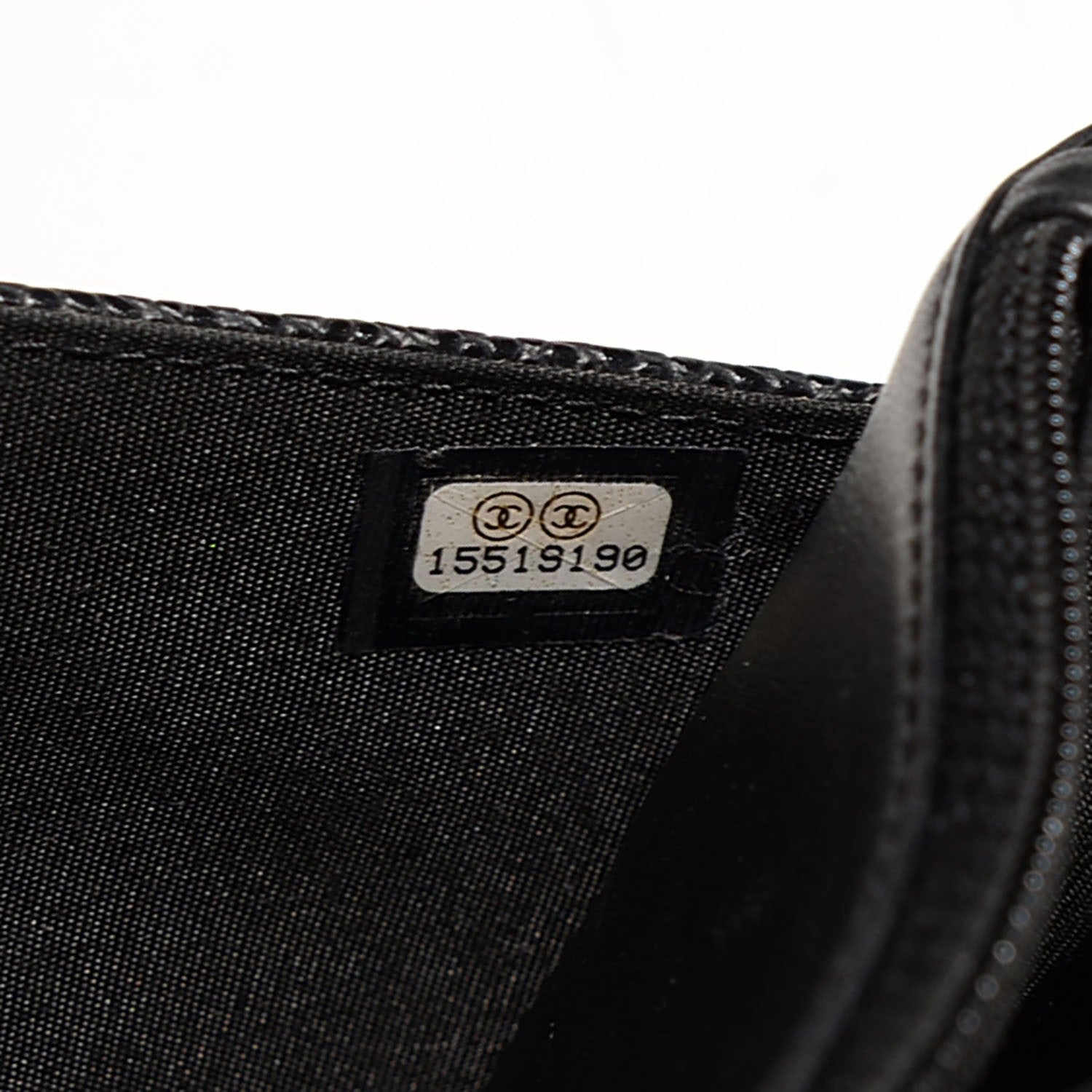 Chanel Caviar Timeless CC Wallet on Chain WOC Black 8 of 8