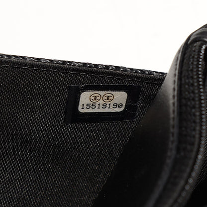 Chanel Caviar Timeless CC Wallet on Chain WOC Black 8 of 8