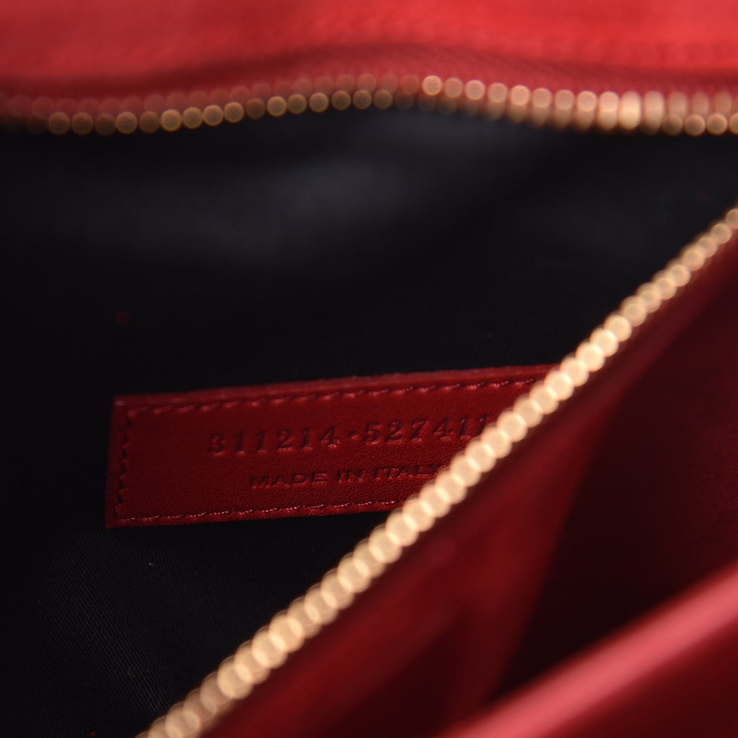 Calfskin Classic Y Satchel Red