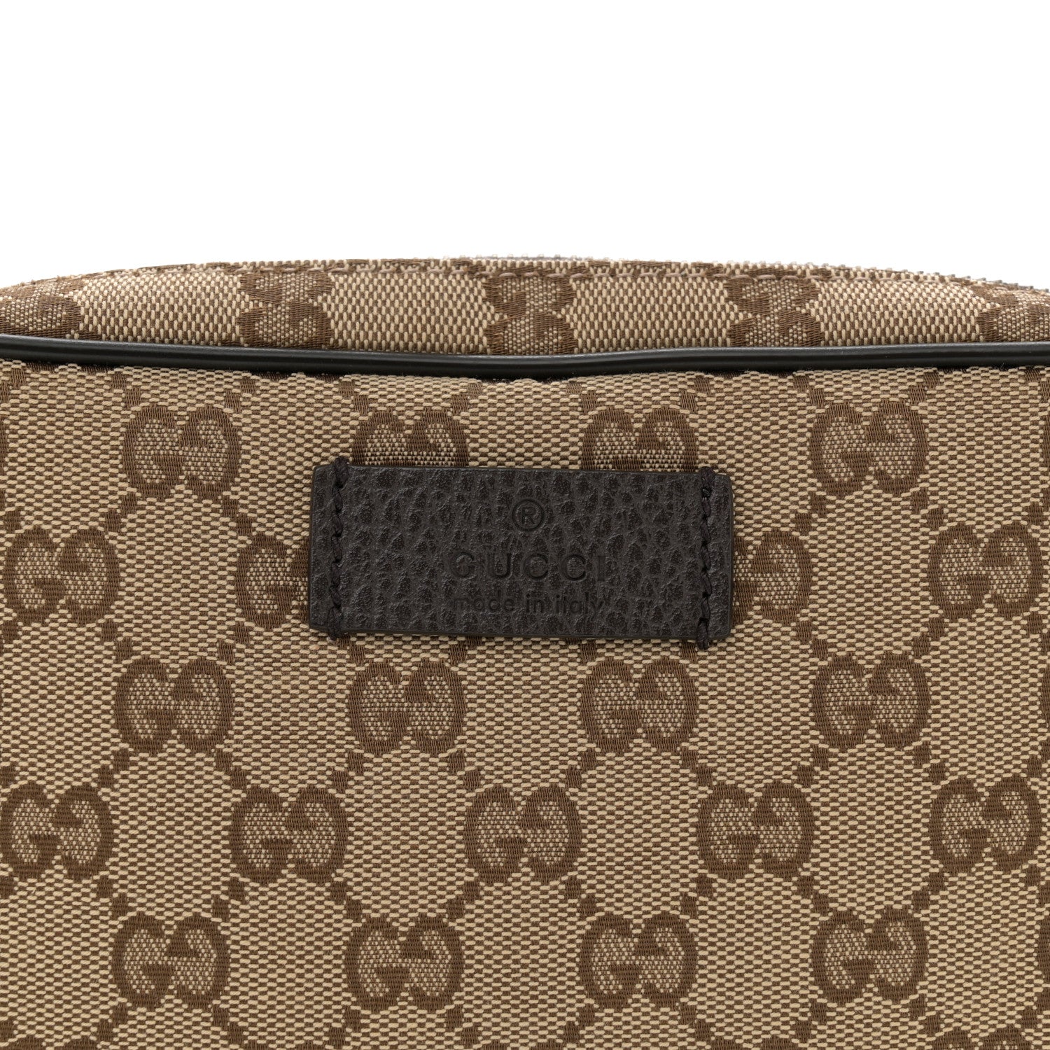 Gucci Monogram Belt Bag Dark Brown 8 of 10