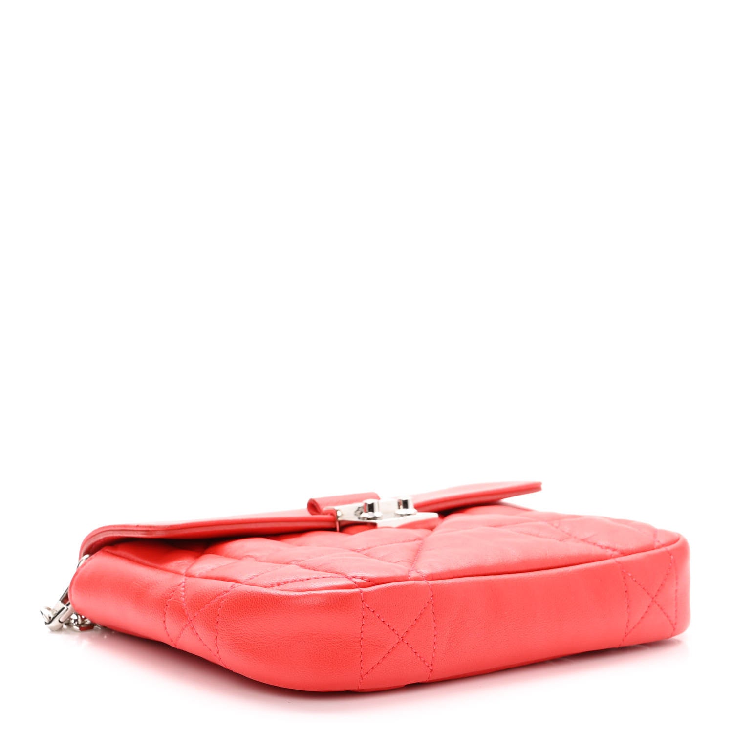 Christian Dior Lambskin Miss Dior Promenade Pouch Red 4 of 13
