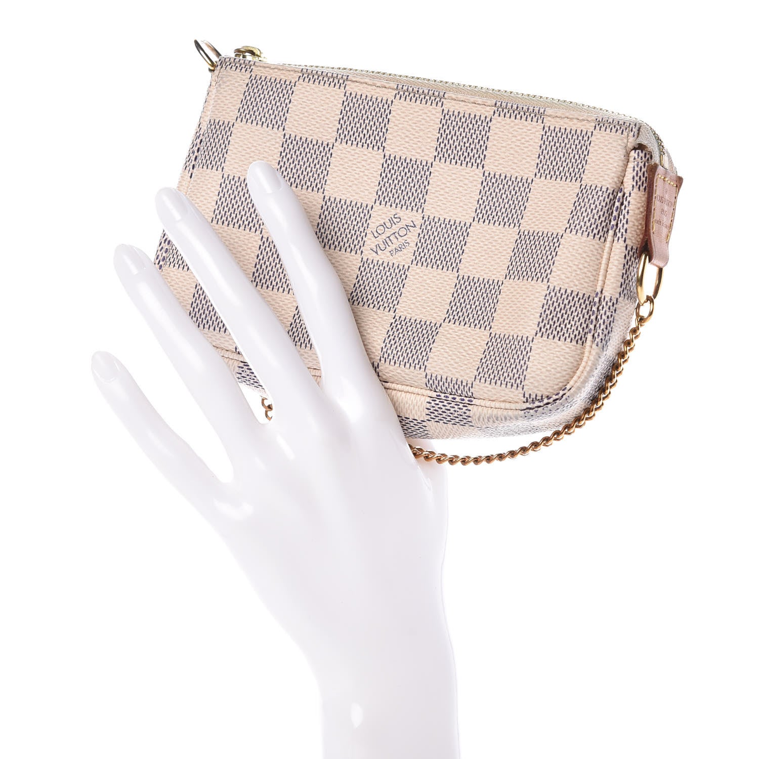 Louis Vuitton Damier Azur Mini Pochette Accessories 2 of 10