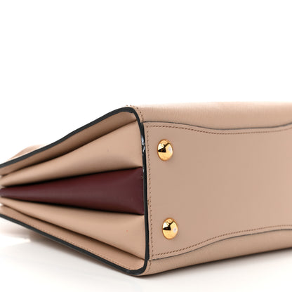 Prada Saffiano City Calfskin Small Bibliotheque Top Handle Cammeo Granato 9 of 15