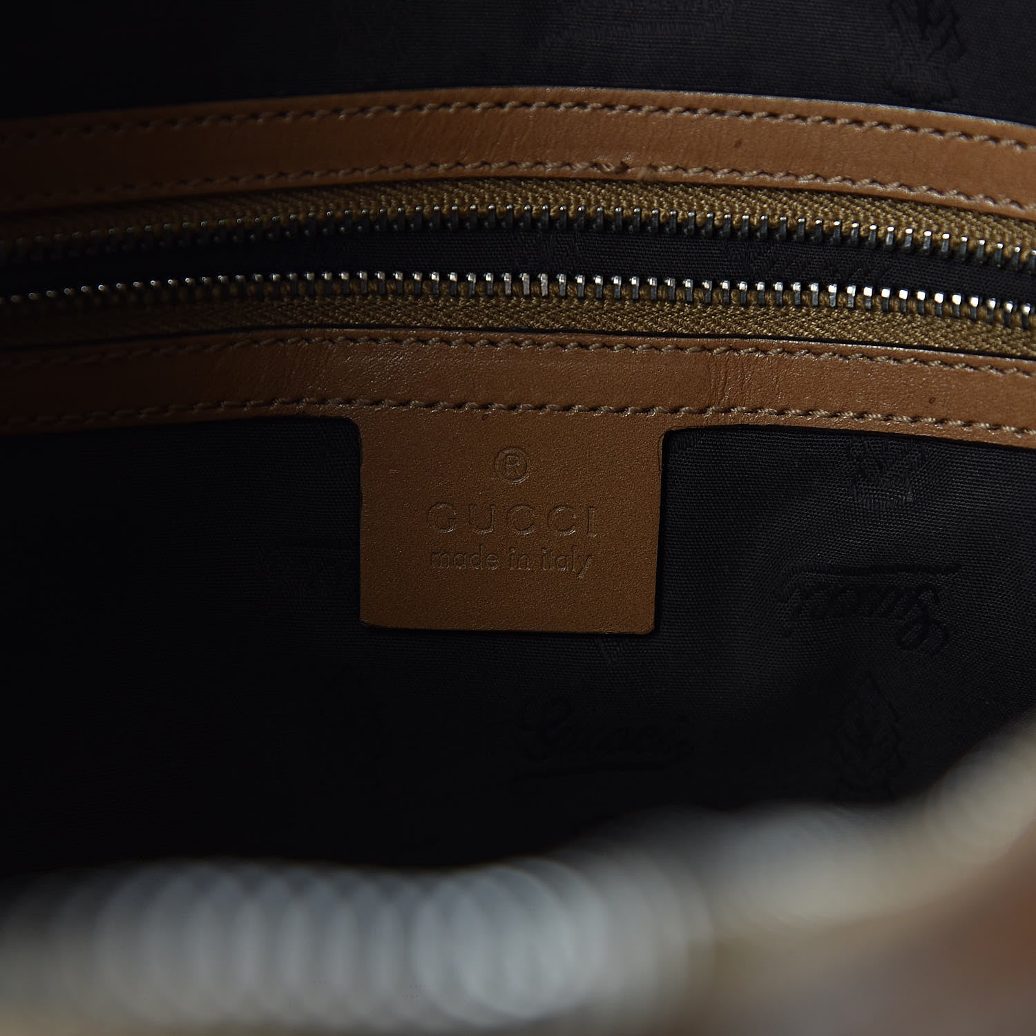 Gucci Monogram Medium GG Twins Hobo Tan 6 of 14