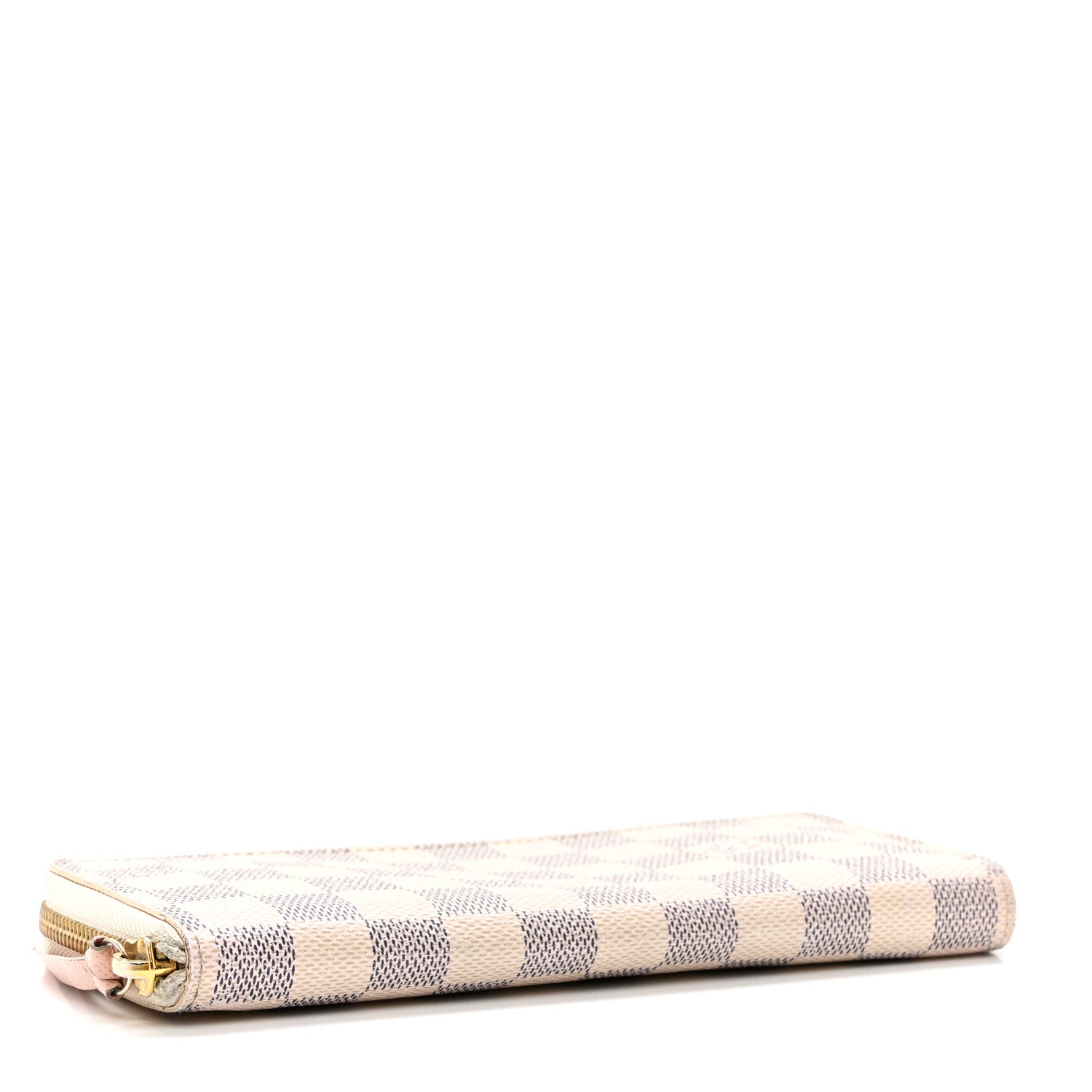 Louis Vuitton Damier Azur Clemence Wallet Rose Ballerine 4 of 8