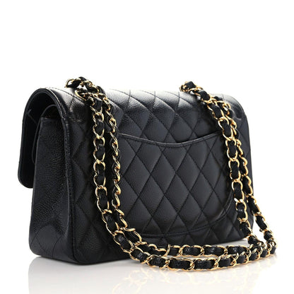 Chanel Caviar Quilted Small Double Flap Black 3 of 10