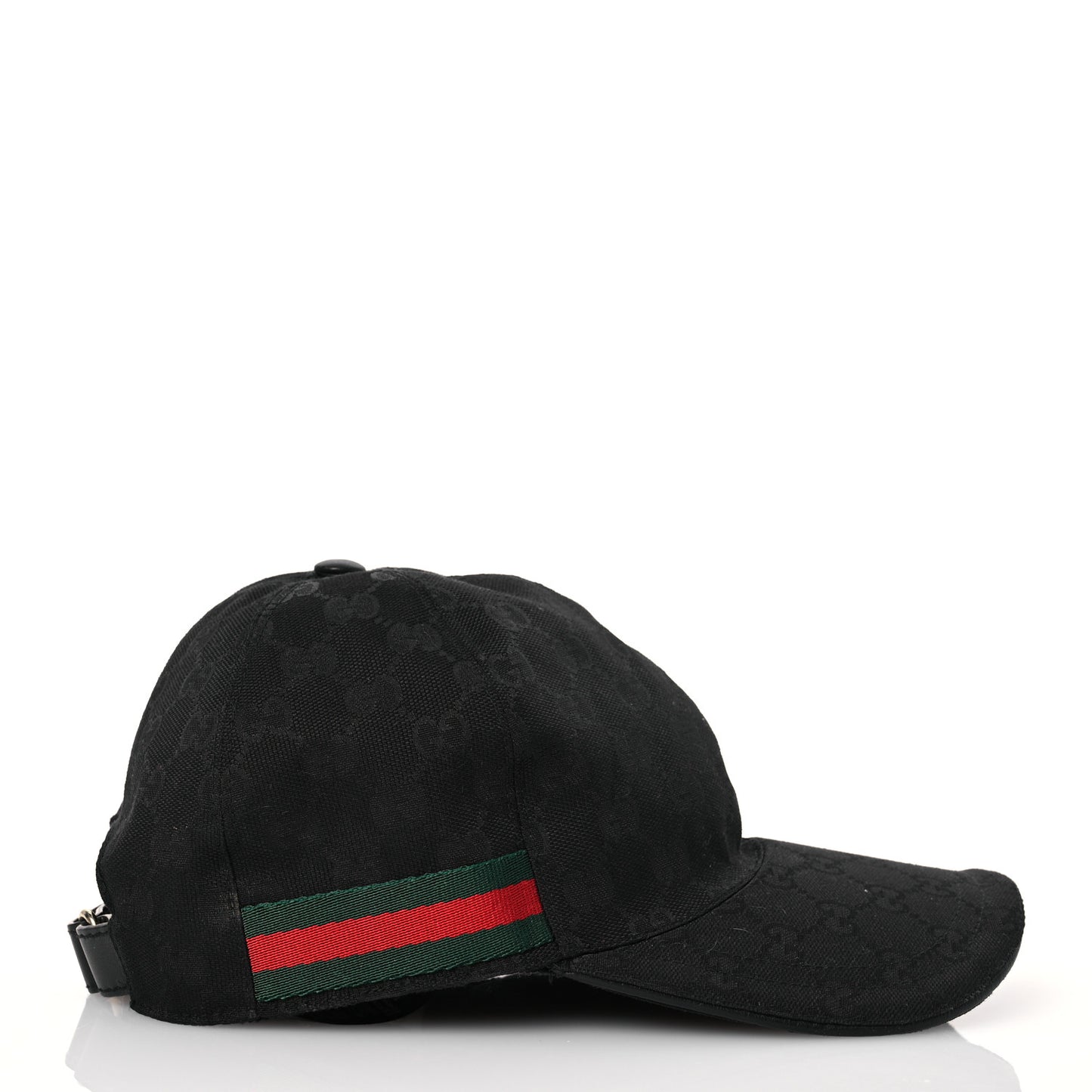 Monogram Web Baseball Hat XS Black