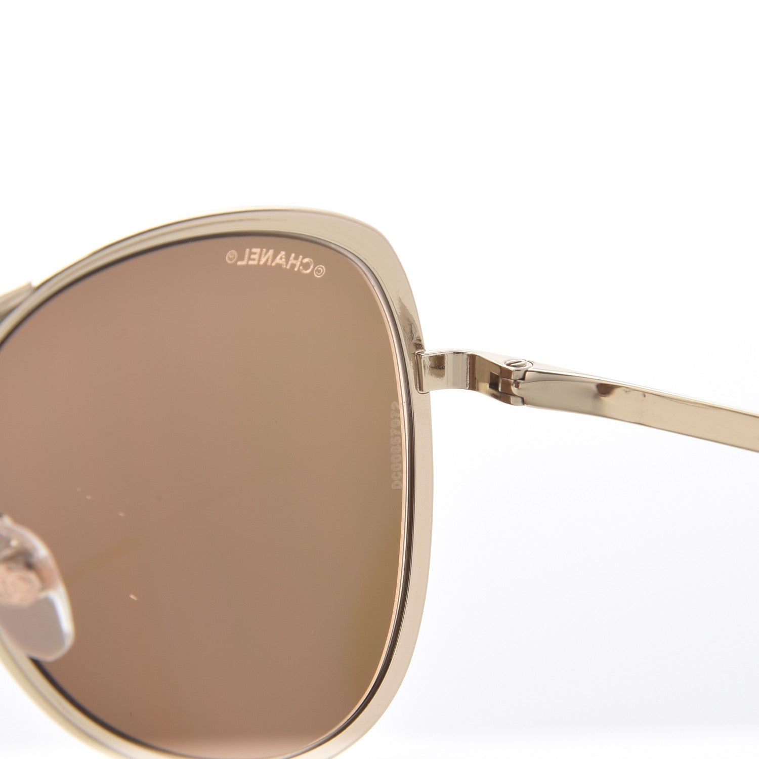Chanel 18K Pilot Summer Sunglasses 4223 Gold 8 of 10