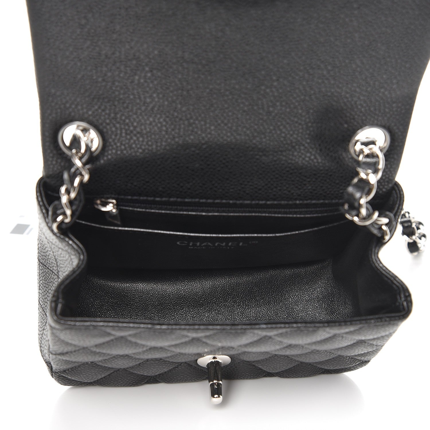 Chanel Caviar Quilted Mini Square Flap Black 5 of 8