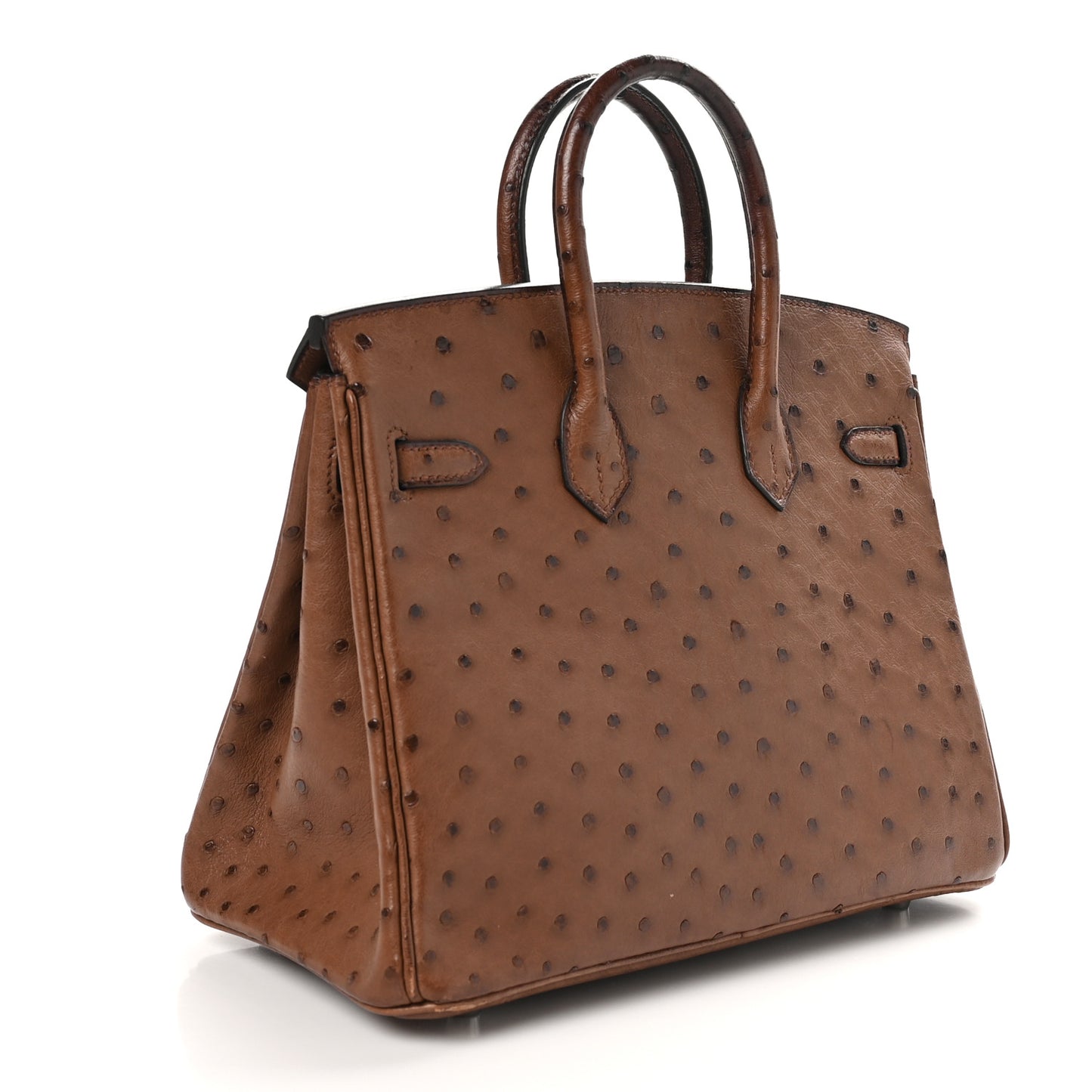 Ostrich Birkin 25 Noisette