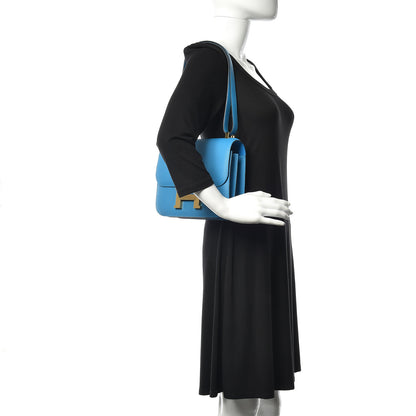 Hermes Evercolor Constance 24 Bleu Zanzibar 2 of 22