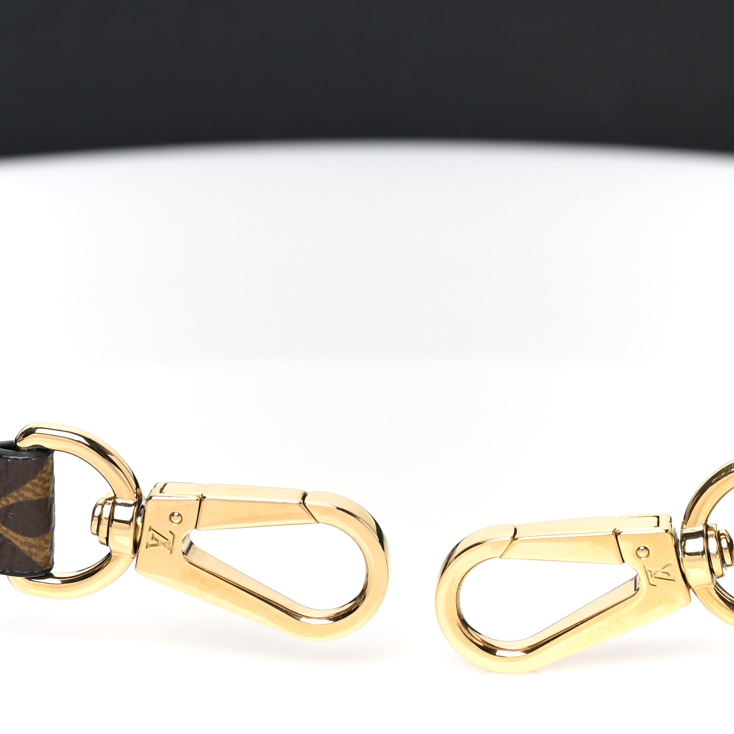 Louis Vuitton Monogram Bandouliere Shoulder Strap Black 4 of 4