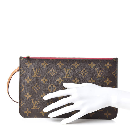 Louis Vuitton Monogram Neverfull MM GM Pochette Pivoine 2 of 9