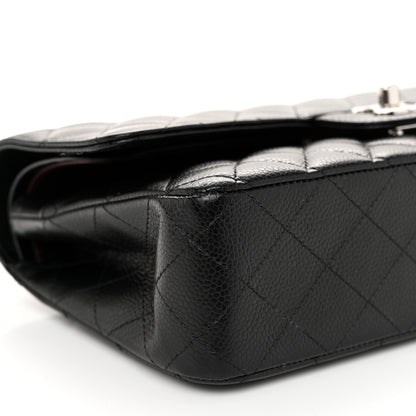 Chanel Caviar Quilted Medium Double Flap Black 9 of 12