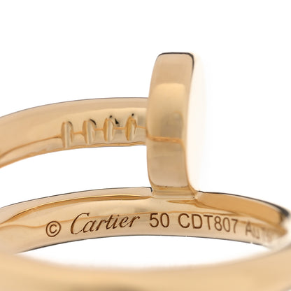 Cartier 18K Yellow Gold Juste Un Clou Ring 50 5.25 4 of 5