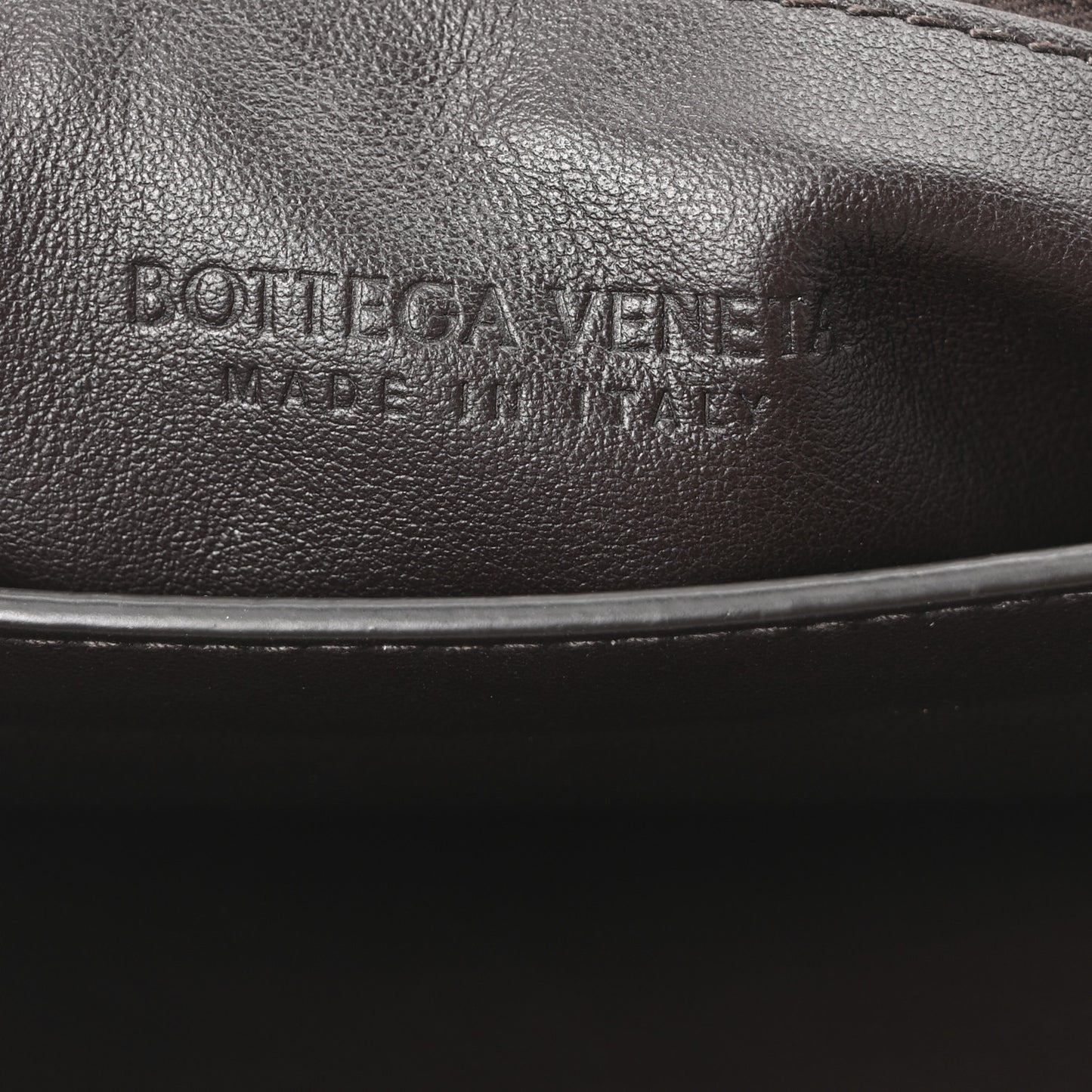Nappa Intrecciato Crossbody Messenger Flap Ebano