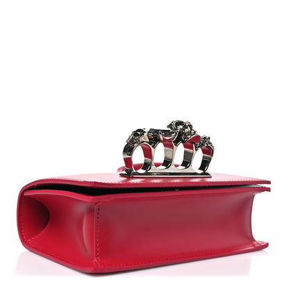 Alexander McQueen Calfskin Mini Jeweled Knuckle Satchel Lipstick 4 of 9