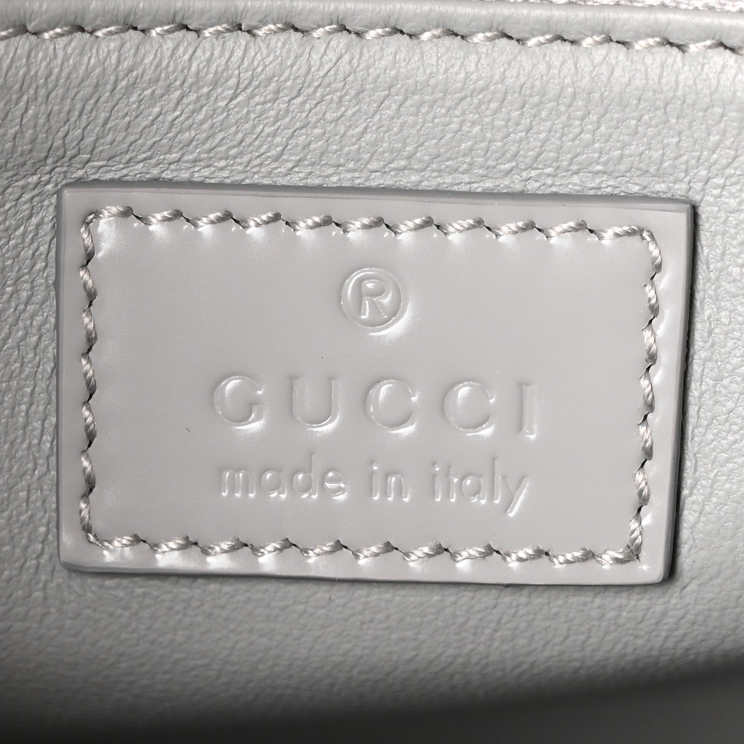 Gucci Calfskin Siena Shoulder Bag Grey 6 of 10