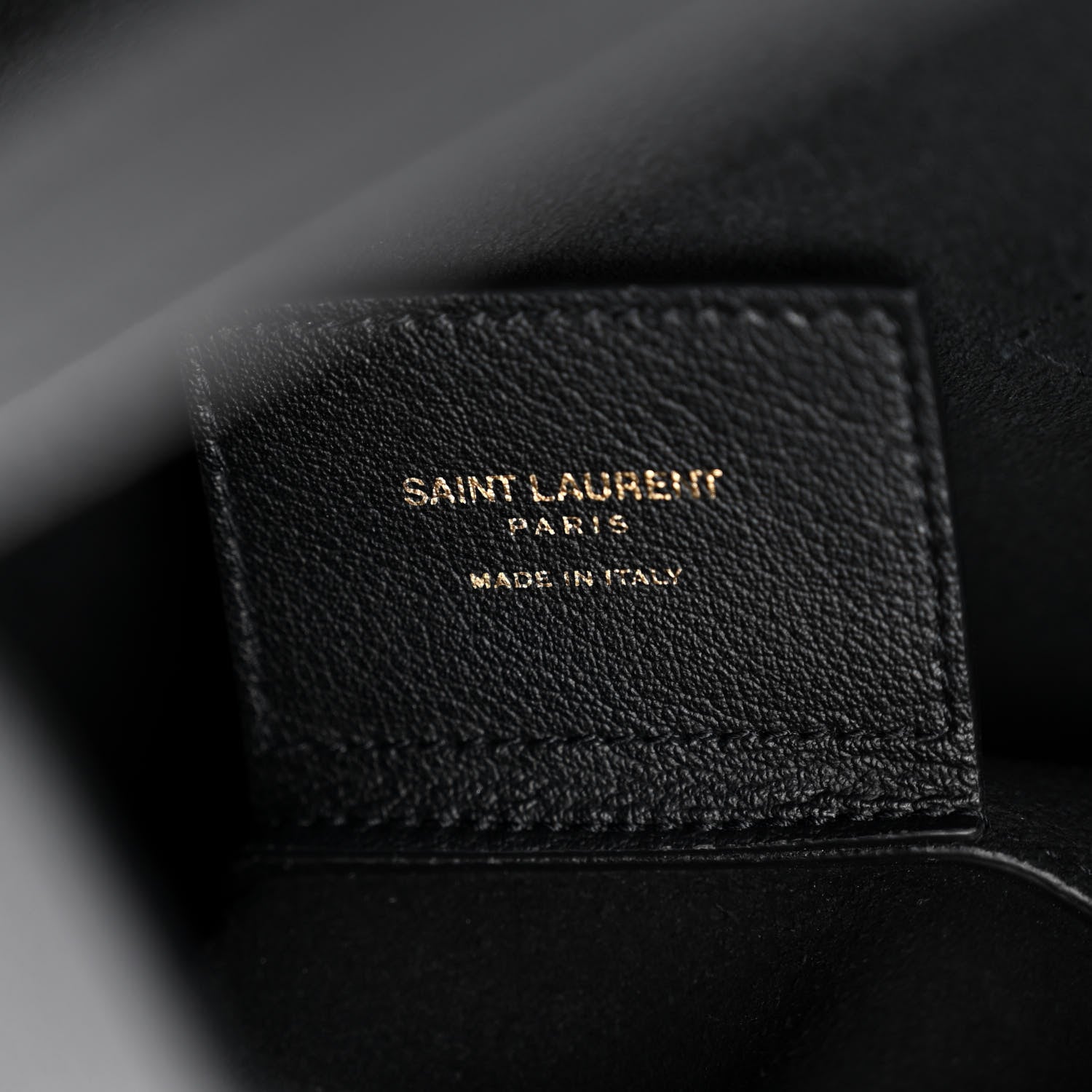 Saint Laurent Calfskin Toy Shopping Tote Black 6 of 11