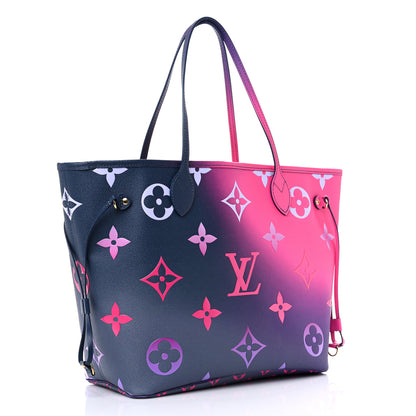 Louis Vuitton Monogram Giant Spring In The City Neverfull MM Midnight Fuchsia 4 of 9