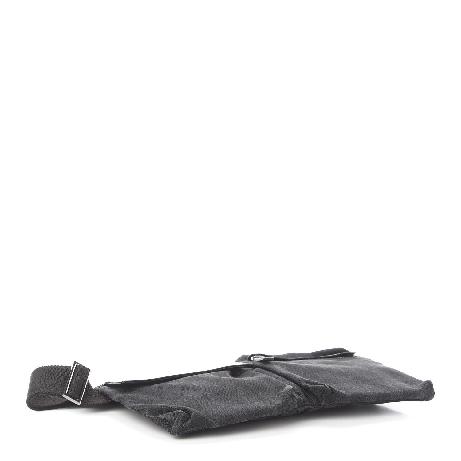 Gucci GG Monogram Double Pocket Belt Bag Black 4 of 8