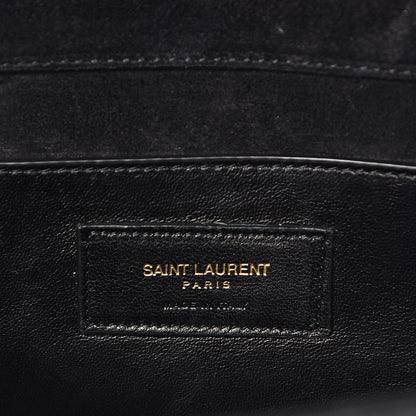 Saint Laurent Patent Classic Monogram Cassandre Clutch Black 6 of 11