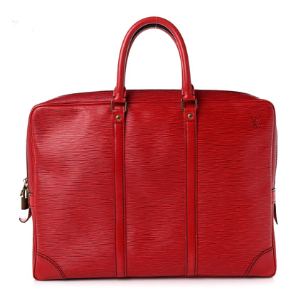 Louis Vuitton Epi Porte-Documents Voyage Briefcase Black 1 of 13