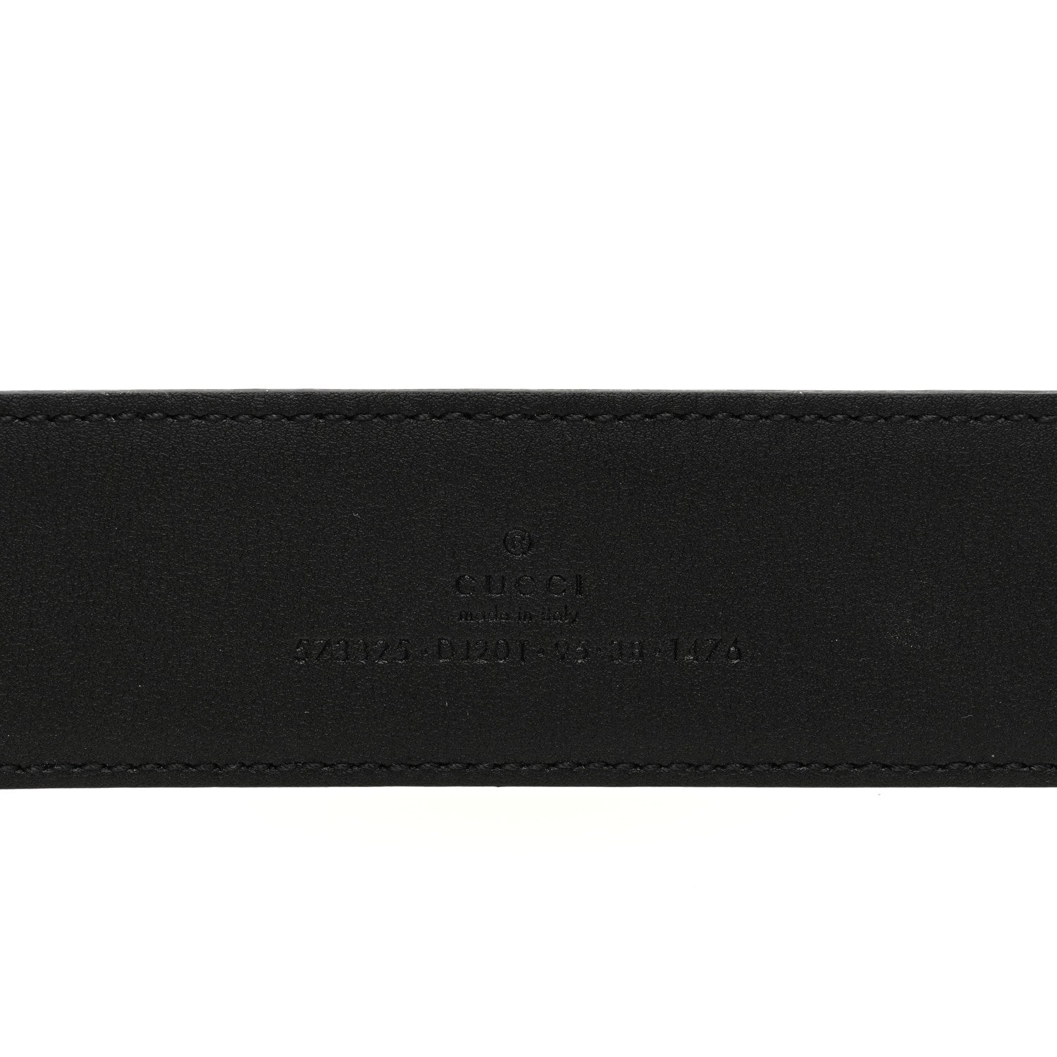 Gucci Textured Dollar Calfskin 40mm Belt 95 38 Black 3 of 4