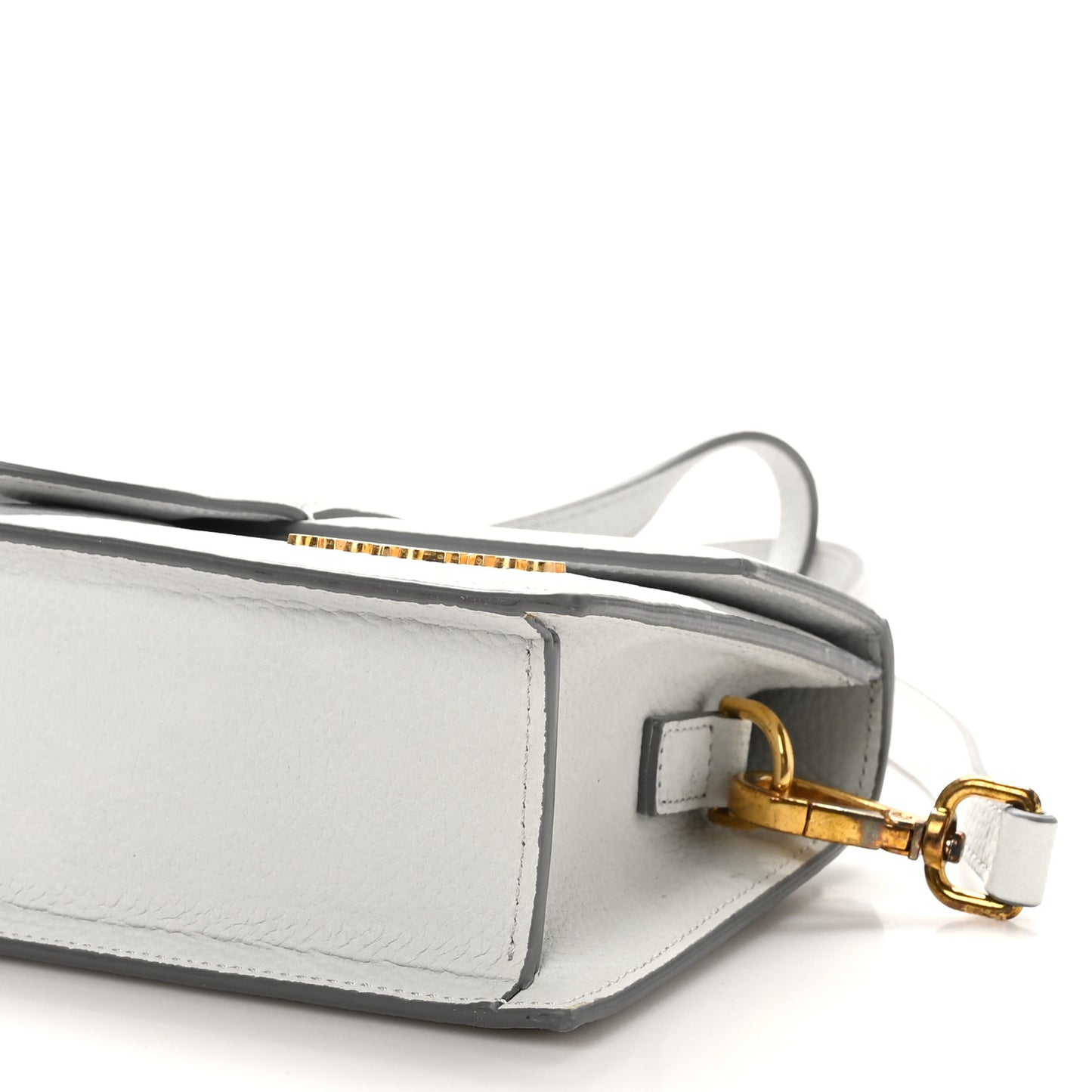 Grained Calfskin Le Grand Bambino Light Grey