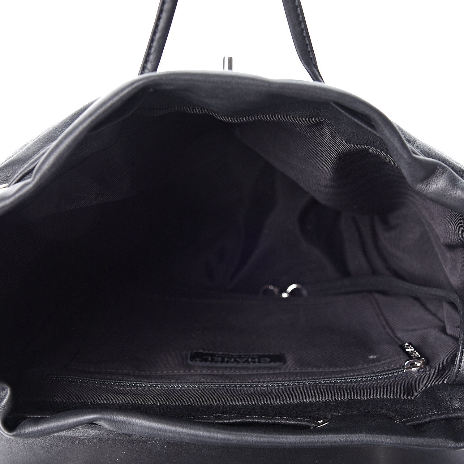 Chanel Calfskin Chevron Quilted Large Urban Spirit Backpack Black 4 of 10